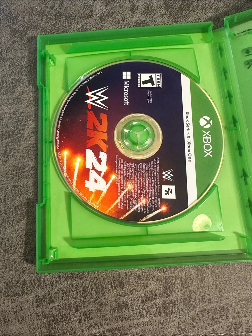 WWE 2K24 Xbox Series X / Xbox One Complete with Case